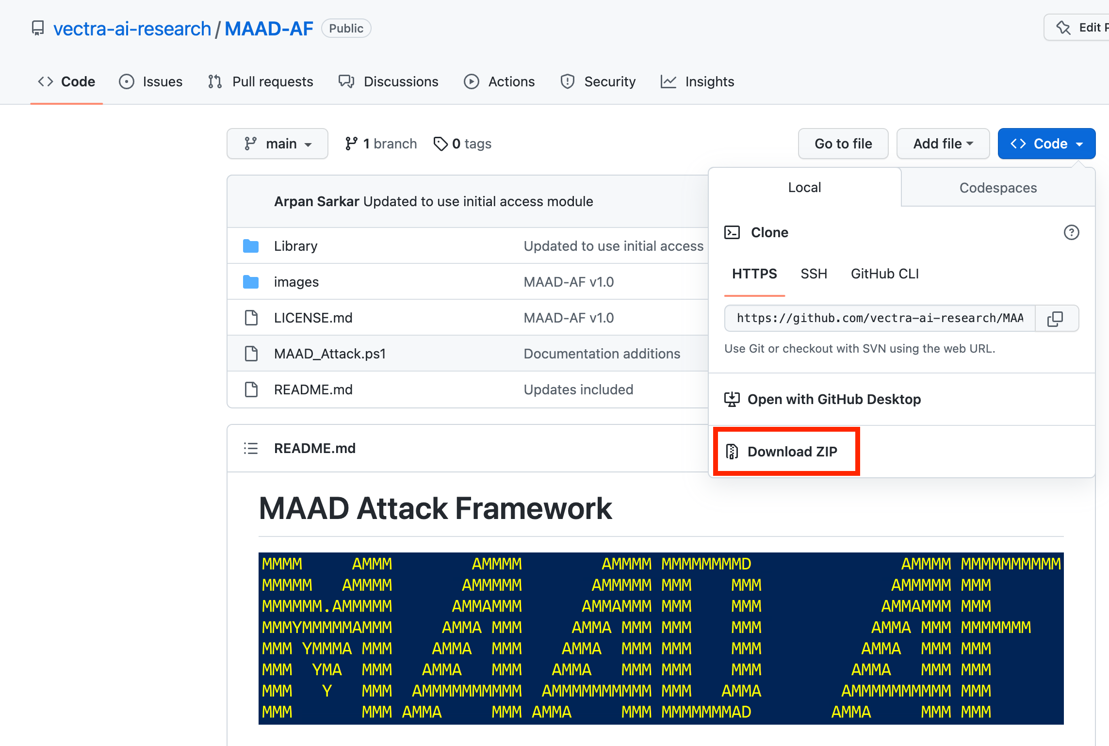 Download MAAD-AF zip