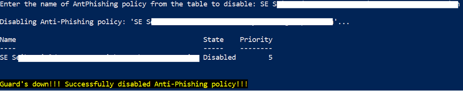 MAAD Anti-phish success