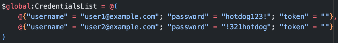 MAAD Credential Store Config