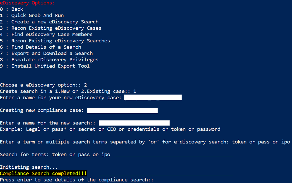 MAAD eDiscovery Exfil